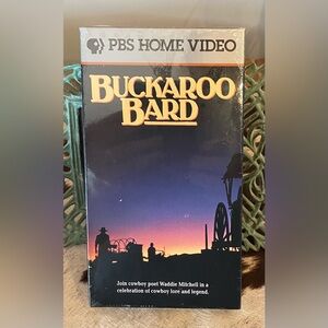 PBS HOME VIDEO VHS NEW SEALED BUCKAROO BARD COWBOY POET WADDIE MITCHELL